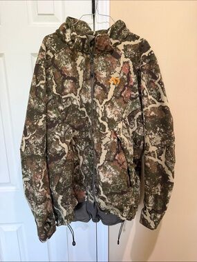 First Lite Men's Camouflage Fleece Jacket - Green Camo
